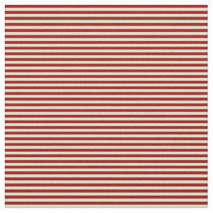 Mörk Red & Tan Färgad Rand Tyg