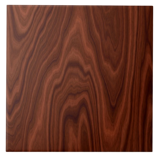 Mörk Red Wood Struktur Kakelplatta (Framsidan)