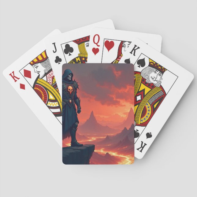 Mörk riddare av låga casinokort (Baksidan)