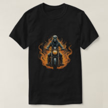 Mörk Rider/skelett Motorcykelförare