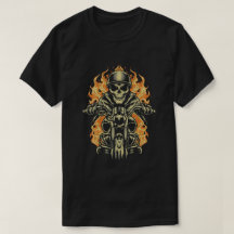 Mörk Rider/skelett Motorcykelförare
