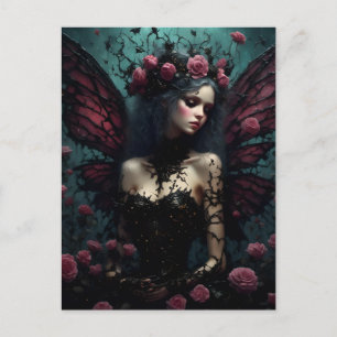 Mörk Ro Fairy Vykort