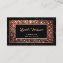 Mörk Ro Guld Glitter Media Black Glam