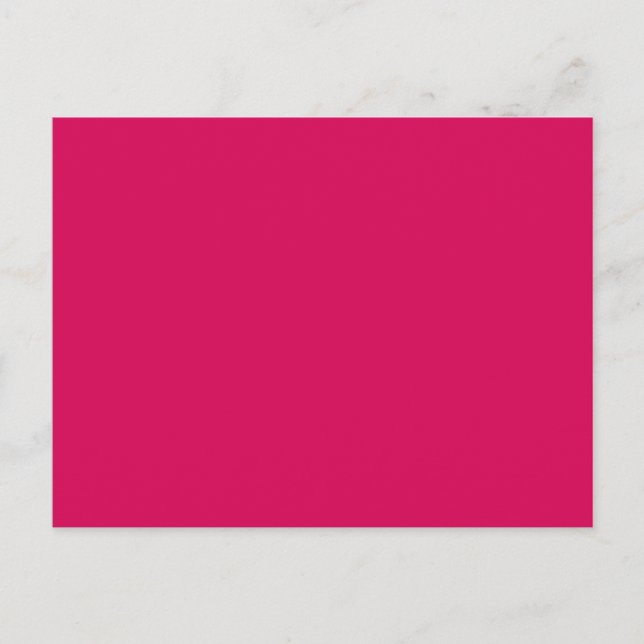 MÖRK RO ROSA (fast färg) ~ Vykort (Framsida)