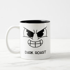 Mörk Roast Evil Ansikte Coffee Mugg