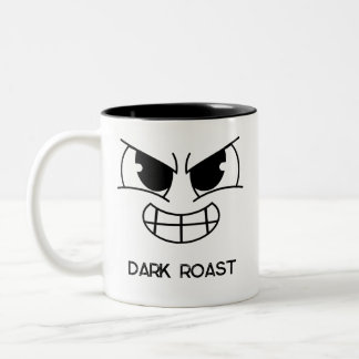 Mörk Roast Evil Ansikte Coffee Mugg
