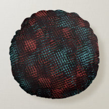 Mörk röd, blå, korsade repor, kvadratiska eller ku