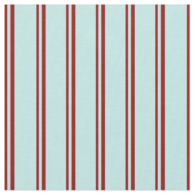 Mörk Röd och turkos Färgad Rand Tyg (Närbild)