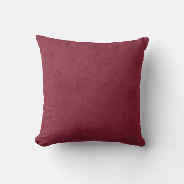 Mörk - röda Burgundy Sanded bakgrund Kudde (Framsida)