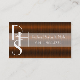 Mörk - röda visitkortar för skönhet för visitkort