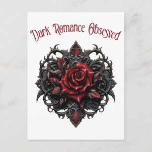 Mörk Romance Besatt Vykort