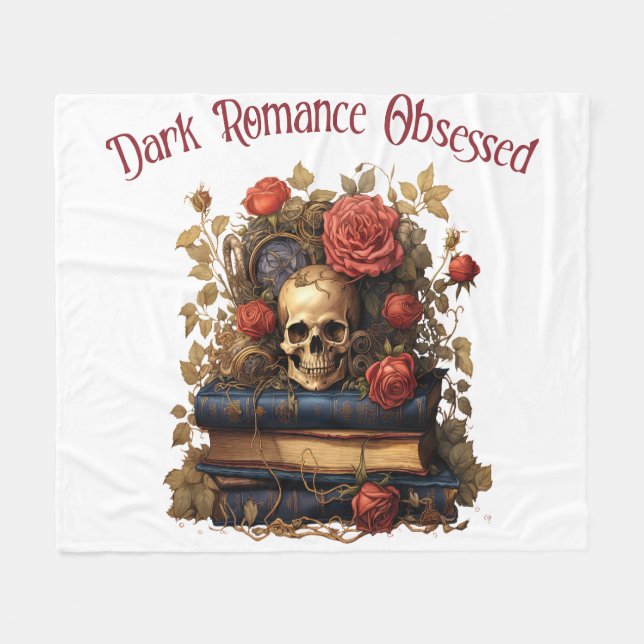 Mörk Romantik besatt Fleecefilt (Framsidan (Horisontell))