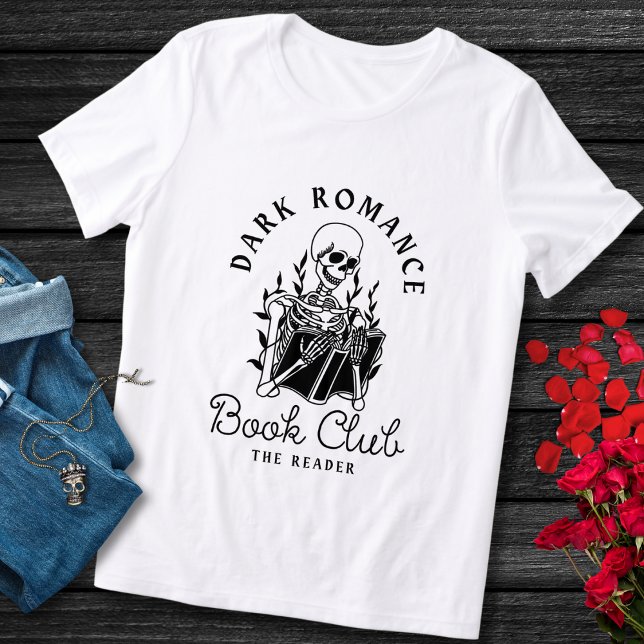 Mörk Romantik Bok Klubb Reader T Shirt (Skapare uppladdad)