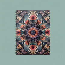 Mörk Romantik Burgundy Art Deco Blommigt Sommaren
