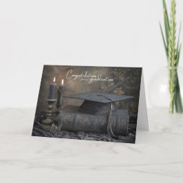 Mörk Romantik Firande Examen Kort