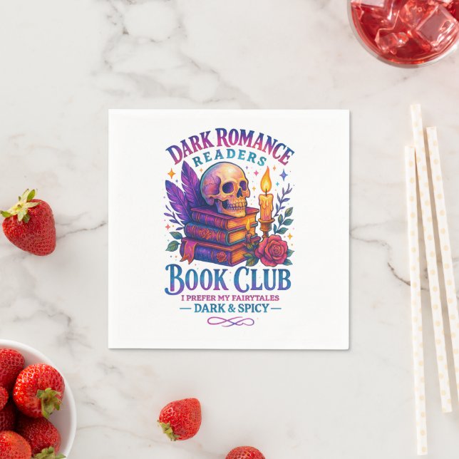 Mörk Romantik-läsare... Pappersservett (Insitu)