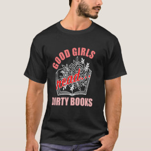 Mörk Romantik Merch Bra Girls Read Dirty Bokar Smu T Shirt