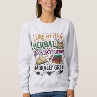 Mörk Romantik Moraliskt Grå Bok Pojkvän Vintage T Shirt