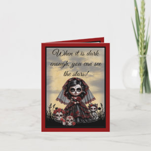 Mörk Romantik - Mörk Prinsessa Tack Kort
