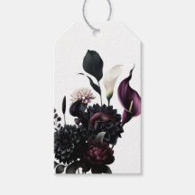 Mörk Romantisk Blommig Vit Bröllop