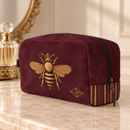Mörk Romantisk Royal Bee | Burgunder & Guld Fransk