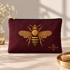 Mörk Romantisk Royal Bee | Burgunder & Guld Fransk