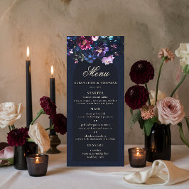 Mörk Romantiska Moody Blommigtar Gothic Black Bröl Meny