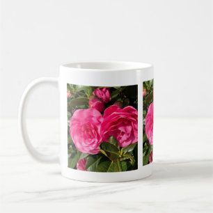 Mörk Rosa Camellia Kaffemugg