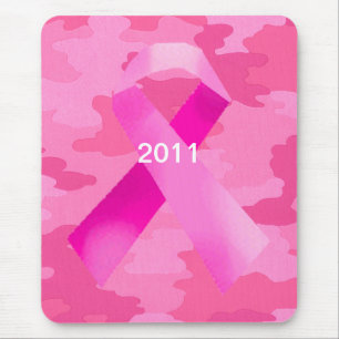 Mörk Rosa Camouflage Rosa menyfliksdatummusknapp Musmatta