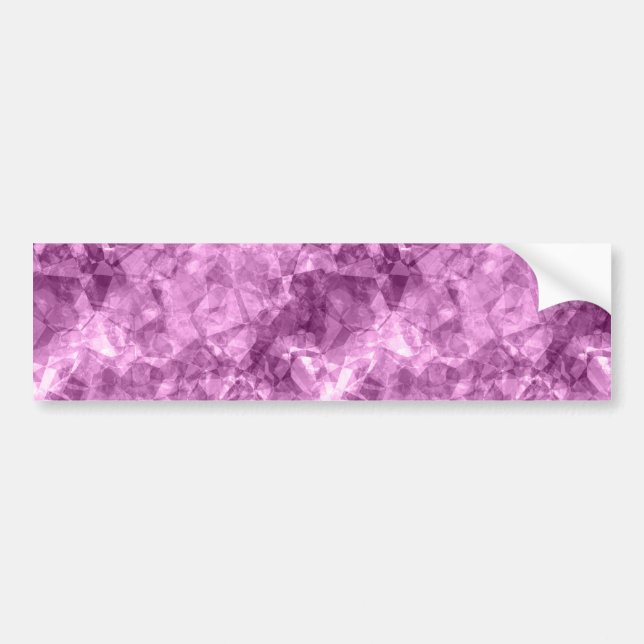 Mörk Rosa Crumged Struktur Bildekal (Framsidan)