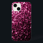 Mörk Rosa faux shiny glitter sparkles<br><div class="desc">Vackra glamorösa rosa glansig glitter-gnistor. Foto av rosa gnistor är inte glitter!</div>