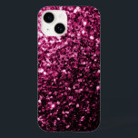 Mörk Rosa faux shiny glitter sparkles<br><div class="desc">Vackra glamorösa rosa glansig glitter-gnistor. Foto av rosa gnistor är inte glitter!</div>