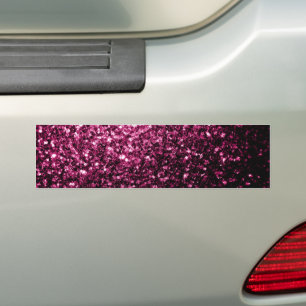 Mörk Rosa faux shiny glitter sparkles Bildekal