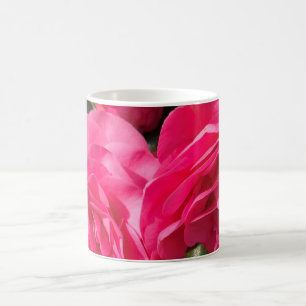 Mörk rosa kamelia  kaffemugg