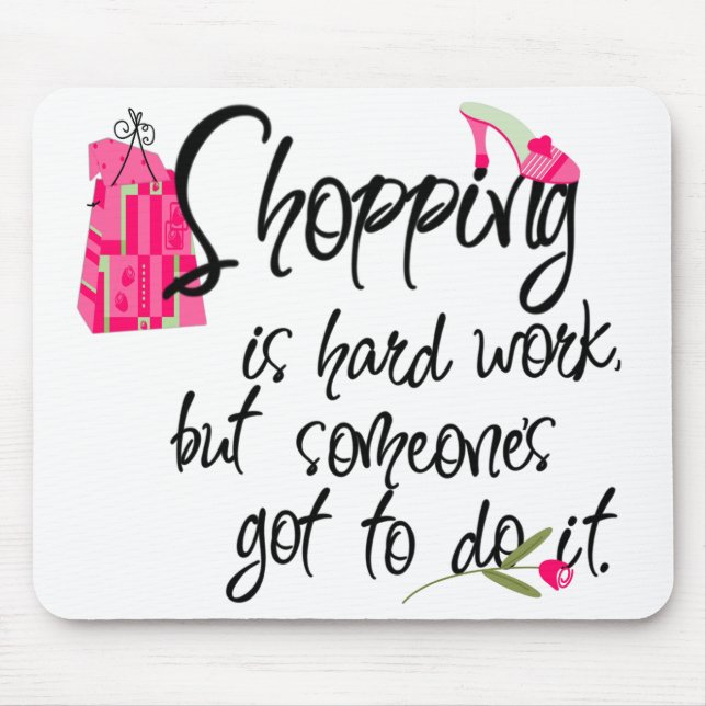 Mörk Rosa Mode Mousepad Musmatta (Framsidan)