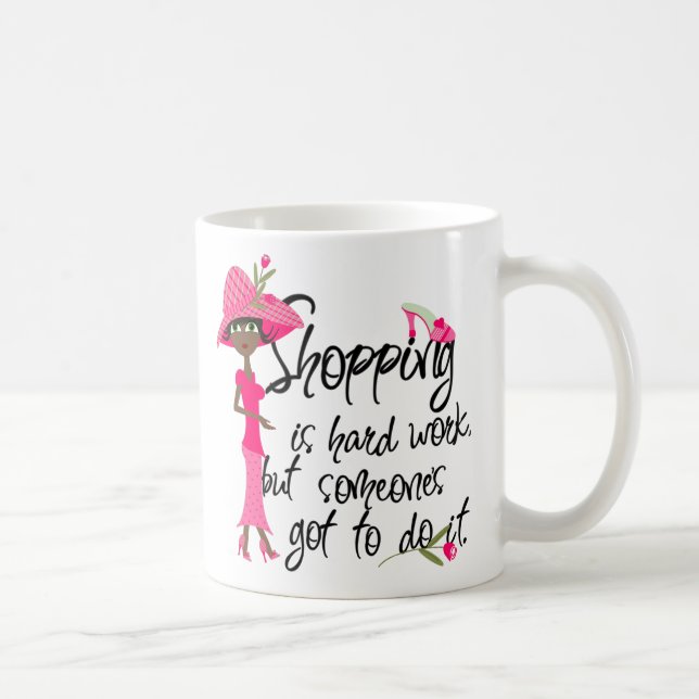 Mörk Rosa Mode Mugg (Höger)