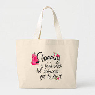 Mörk Rosa Mode Tote Bag Jumbo Tygkasse