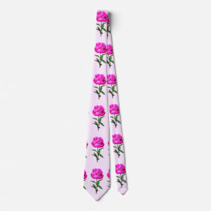 Mörk Rosa Peony Slips