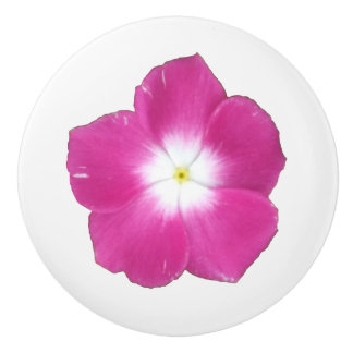 Mörk Rosa Phlox Ceramic Knob Knopp