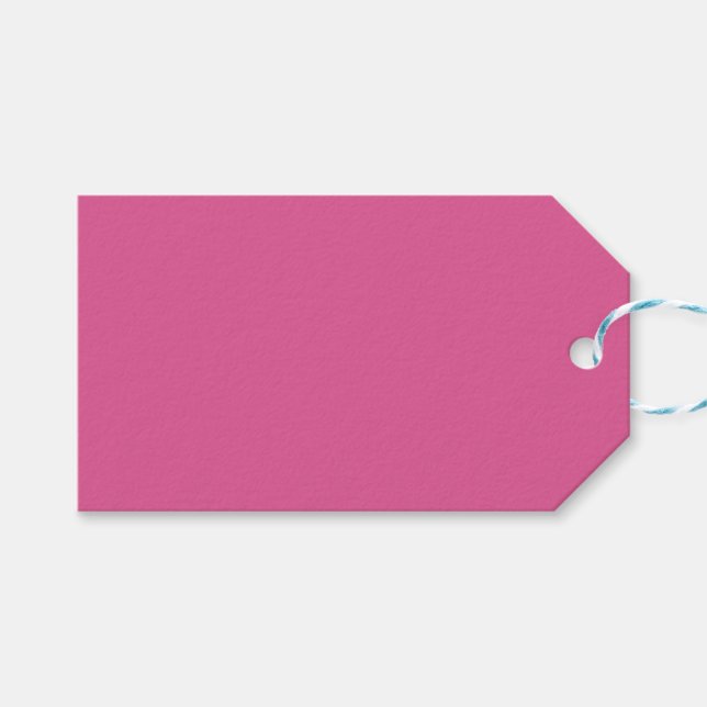 Mörk Rosa Presentkort Presentetikett (Framsidan (Horisontell))