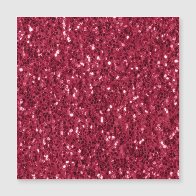Mörk rosa red magenta faux sparkles glitter (Framsida)