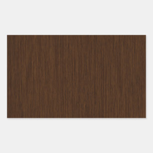 Mörk Rustic Grainy Wood Background Rektangulärt Klistermärke