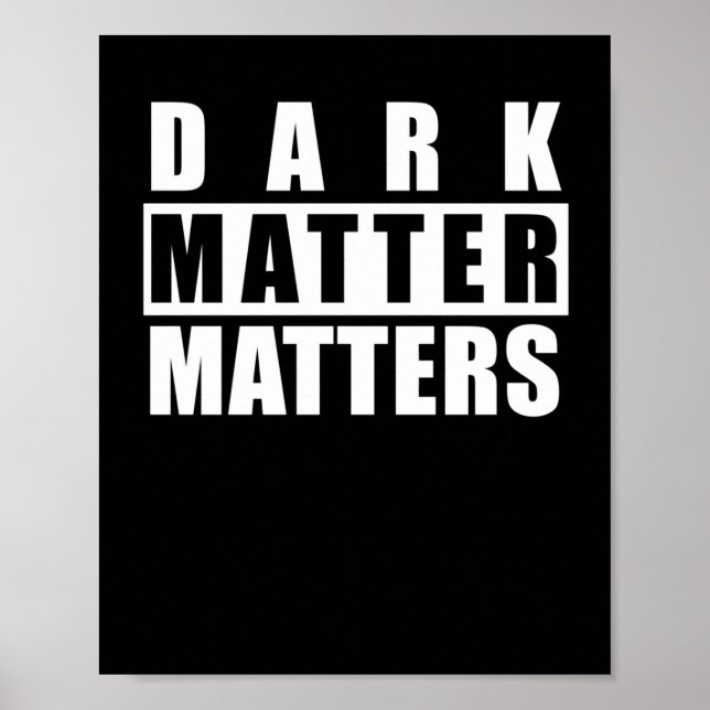 Mörk S - Lättcitat för Science Älskare Sticker1 Poster (Framsidan)
