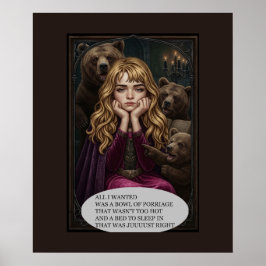 Mörk saga om Guldlock och de tre björnarna Poster