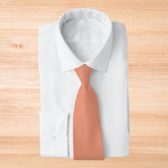 Mörk Salmon Solid Färg Slips<br><div class="desc">Mörk Salmon Solid Färg</div>