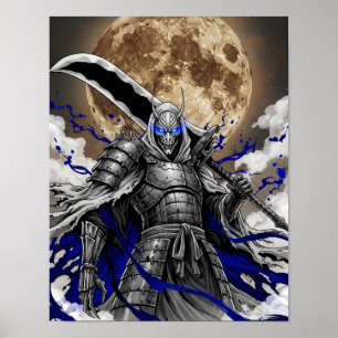 Mörk Samurai Demon Warrior Poster