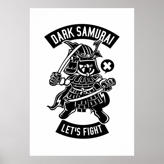 Mörk Samurai Poster (Framsidan)