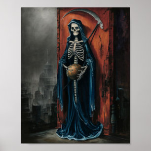 Mörk Santa Muerte Poster