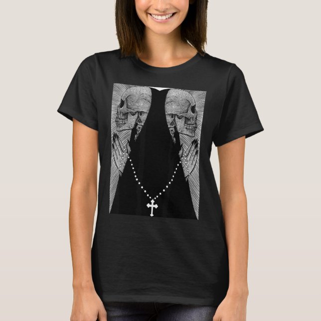 Mörk Satanic Unholy Witchcraft Grung T Shirt (Framsida)