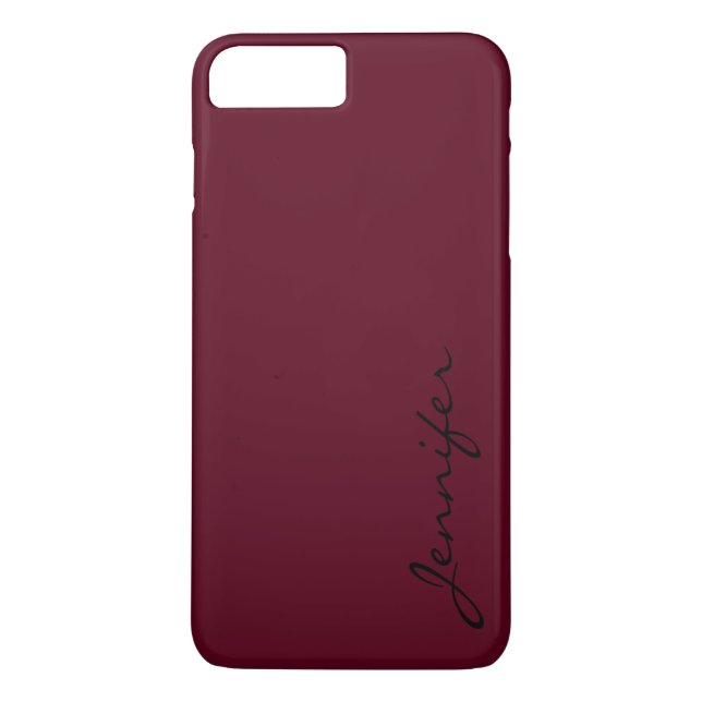 Mörk scarlet färg bakgrund Case-Mate iPhone skal (Baksida)